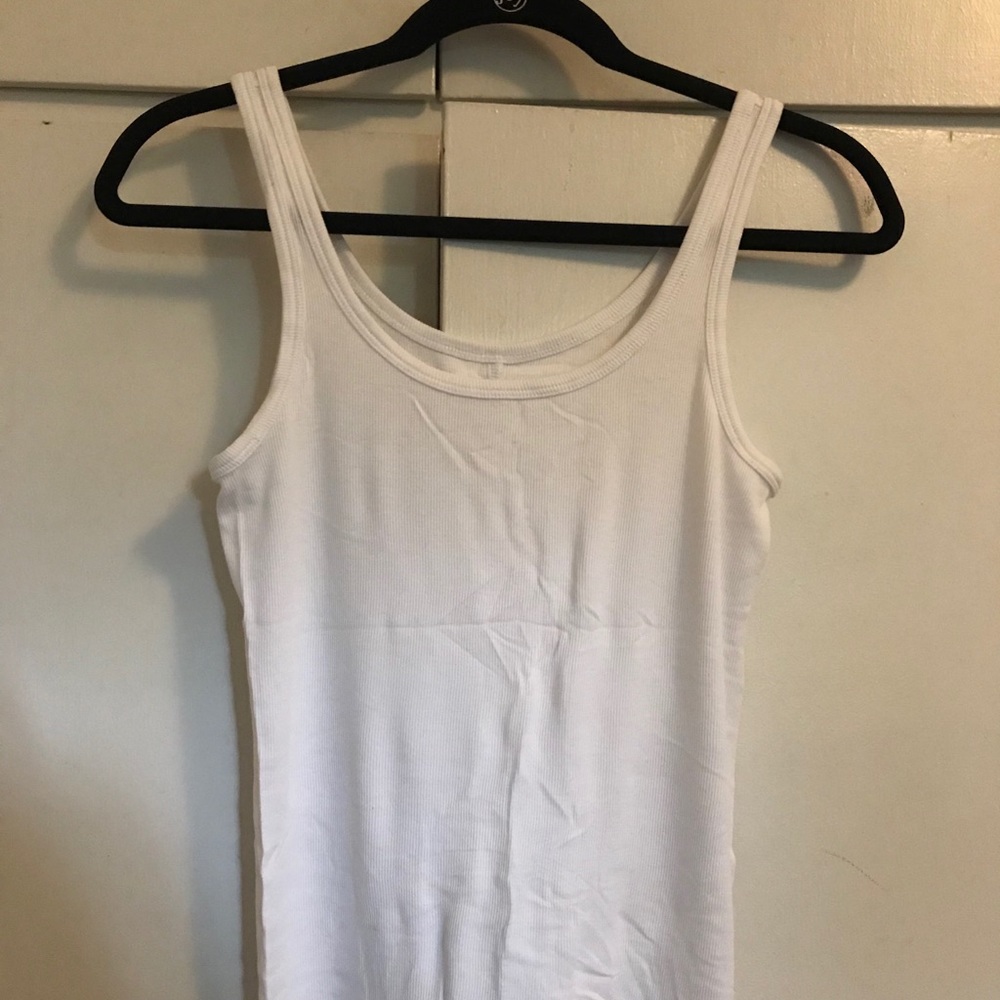 Everlane Pima Cotton White Tank Top